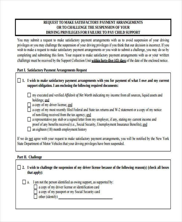 Child Support Agreement form Sample Child Support Agreement forms 8 Free Documents