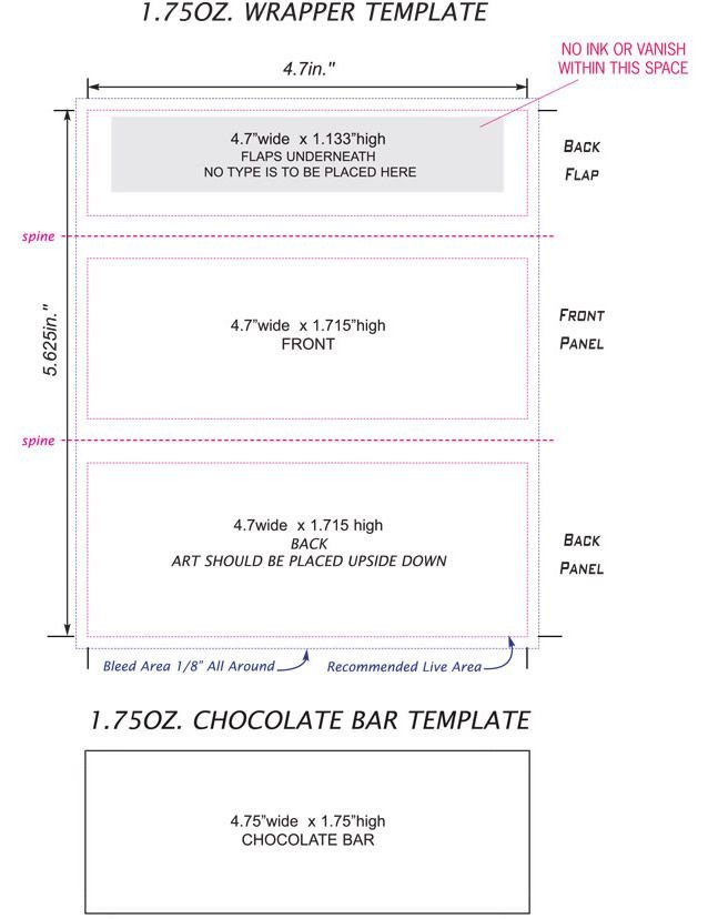 Chocolate Bar Wrapper Templates Candy Bar Wrappers Template Google Search