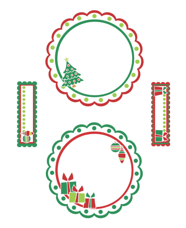 Christmas Address Labels Template Christmas Labels Ready to Print