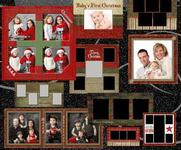 Christmas Card Photoshop Templates 30 Free Psd Christmas Card Templates Designmaz