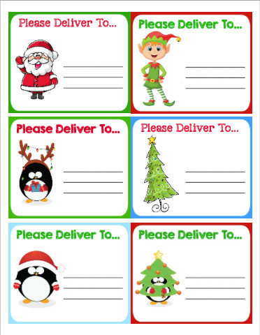 Christmas Mailing Labels Template Free Printable Christmas Shipping Labels