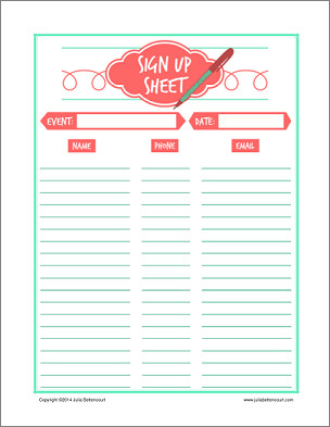 Christmas Potluck Signup Sheet Template Breakfast Search Results