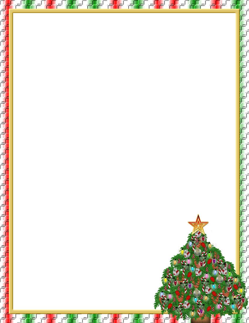 Christmas Stationery Templates Word Christmas 1 Free Stationery Template Downloads