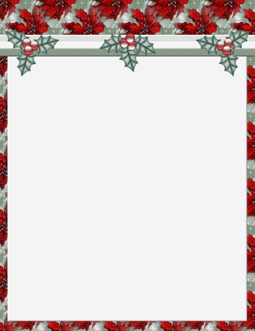 Christmas Stationery Templates Word Christmas 2 Free Stationery Template Downloads