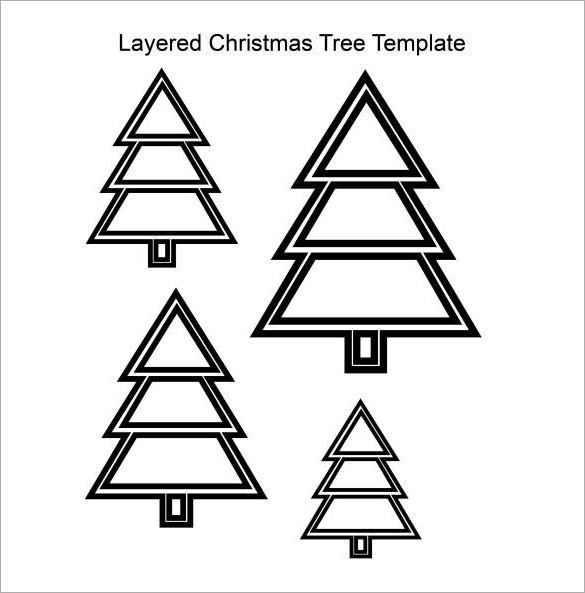 Christmas Tree Printable Template 32 Christmas Tree Templates Free Printable Psd Eps