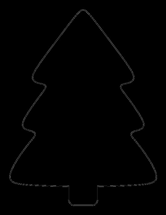 Christmas Tree Printable Template Pin by Muse Printables On Printable Patterns at