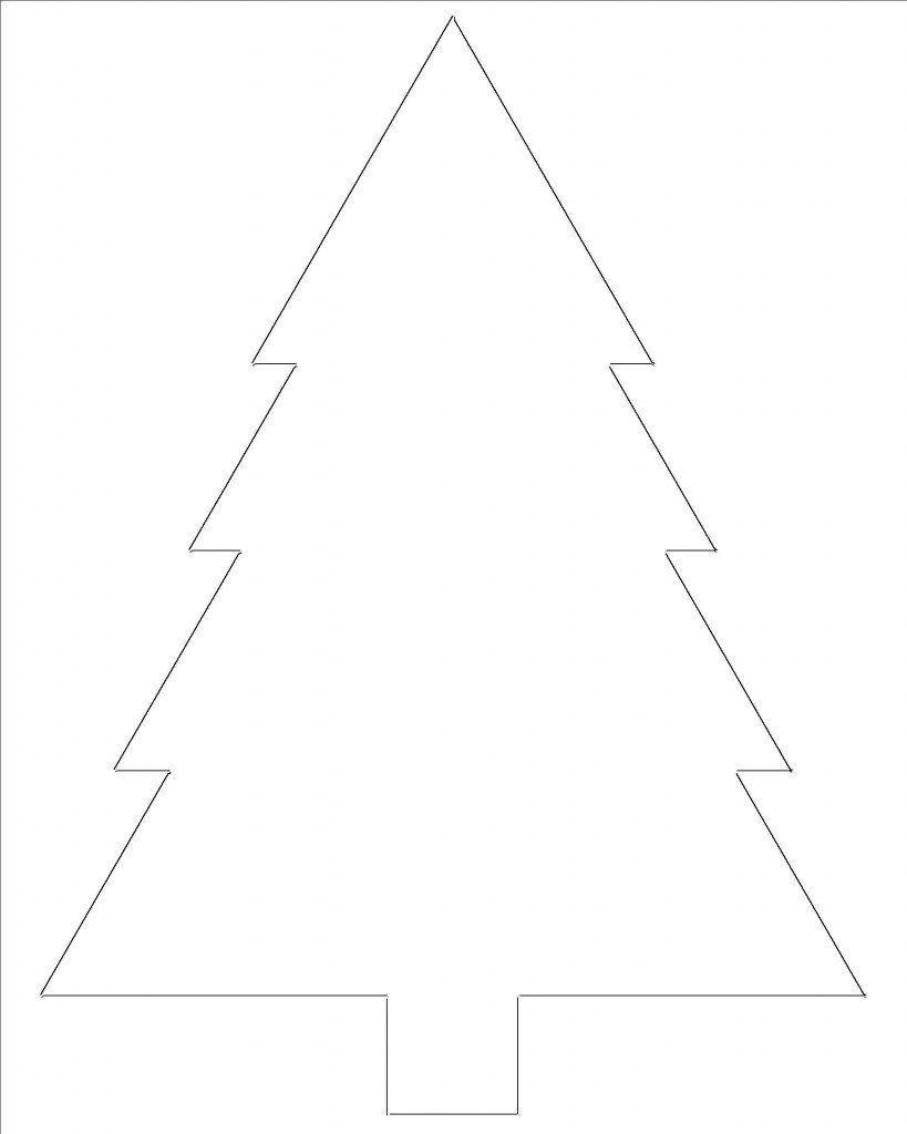 Christmas Tree Template Printable Free Printable Christmas Tree Templates