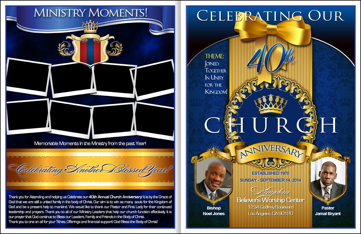 Church Anniversary Program Template 301 Moved Permanently