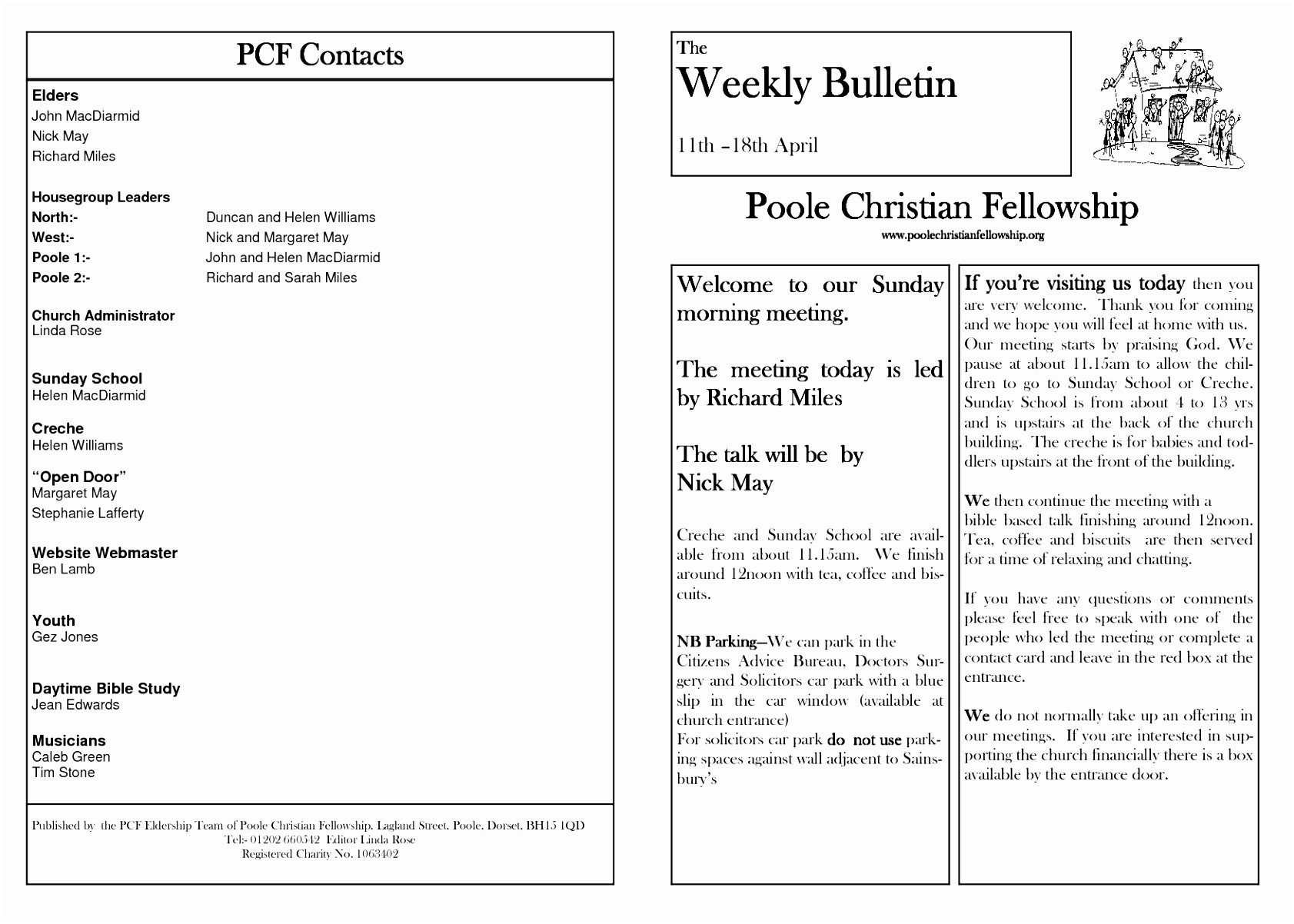 Church Bulletin Templates Word 12 Church Bulletin Template Microsoft Word Oinwy