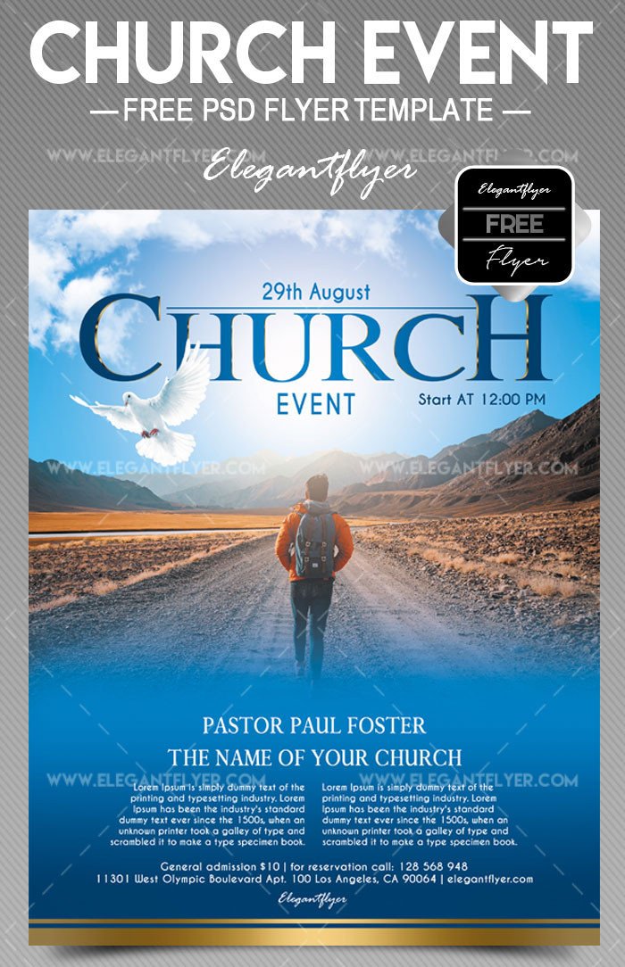 Church Flyer Templates Free 34 Free Psd Church Flyer Templates In Psd for Special