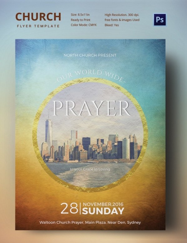 Church Flyers Templates Free Download Church Flyers 26 Free Psd Ai Vector Eps format