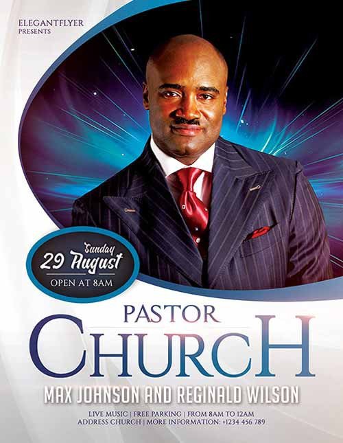 Church Flyers Templates Free Download Download the Pastors Church Free Flyer Template for Shop
