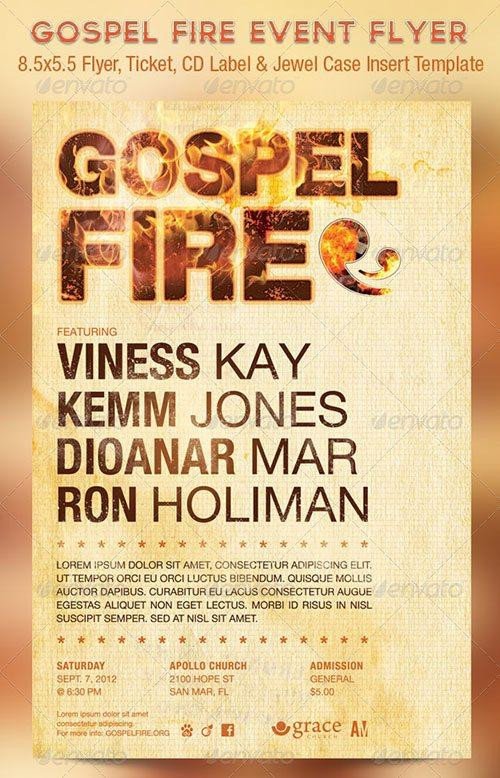 Church Flyers Templates Free Download Outreachflyers Church Revival Flyer Gallery 2