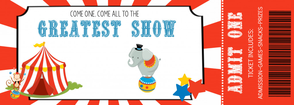 Circus Invitation Template Free How to Throw A Fun Circus Party – Fun Squared