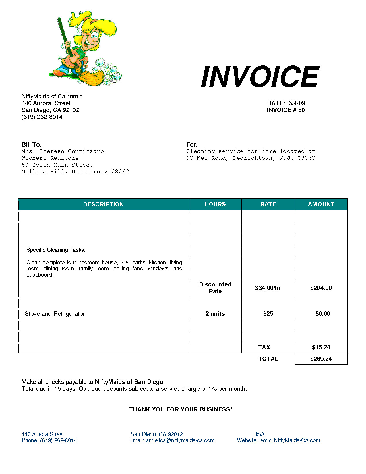 Cleaning Services Invoice Template Cleaning Invoice Template Uk