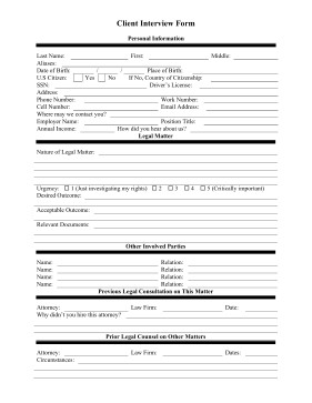 Client Intake form Template Printable Legal Client Intake form Legal Pleading Template