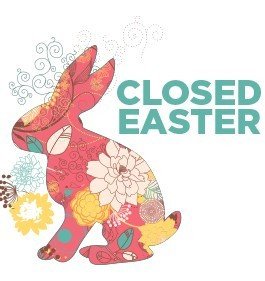 Closed Easter Sign Template Cosmosphere