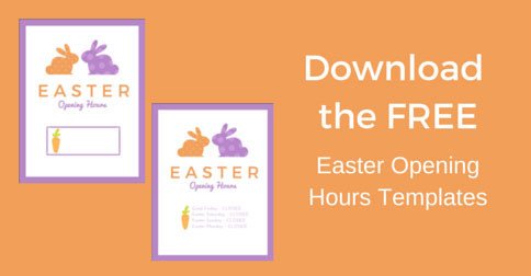 Closed Easter Sign Template Last Minute Easter Promotion Checklist [ Free Printables