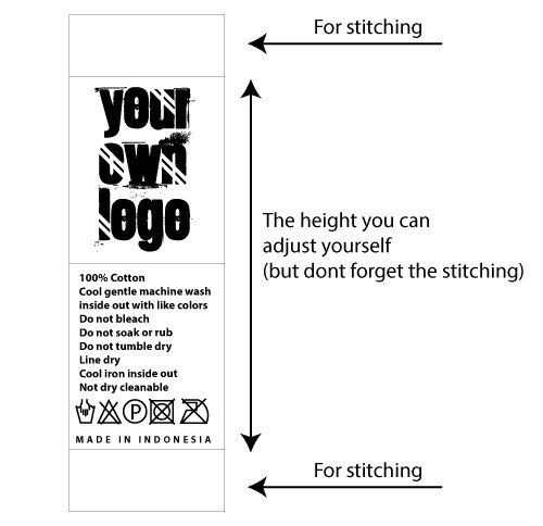Clothing Care Label Template Care Label Template