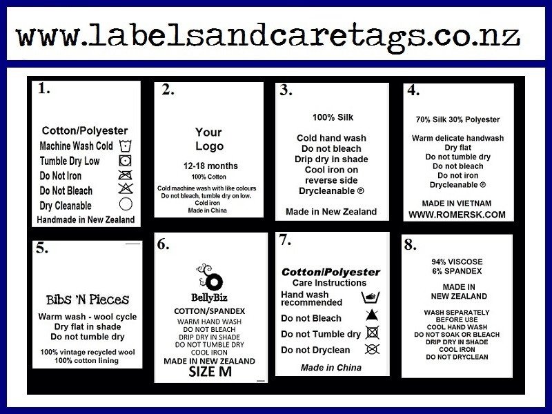 Clothing Care Label Template Clothing Care Labels X 100
