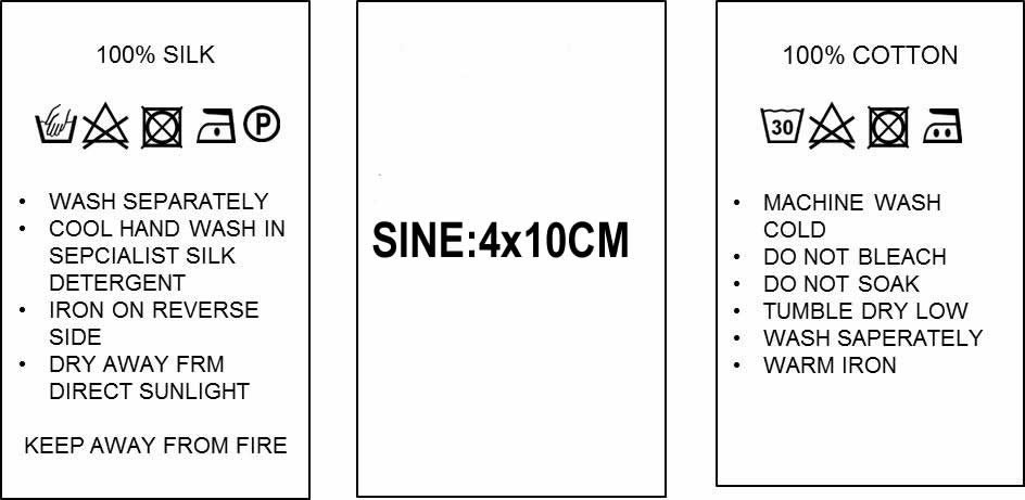 Clothing Care Label Template Customized Woven Label Hang Tags Supply Collar Cloth