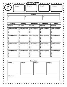 Co Teaching Planning Template Co Teaching Planning form