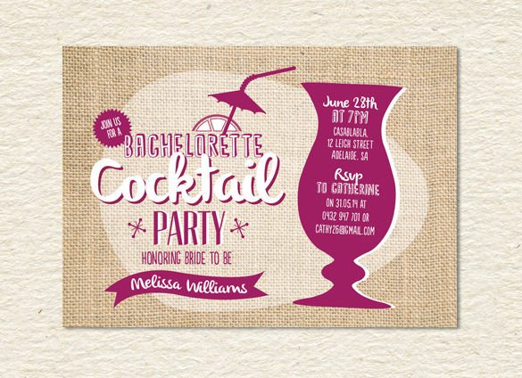 Cocktail Party Invitation Template 21 Stunning Cocktail Party Invitation Templates &amp; Designs