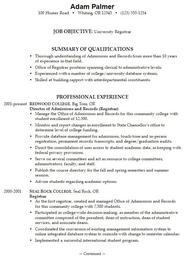 College Admissions Resume Templates 15 College Application Resumes Samples