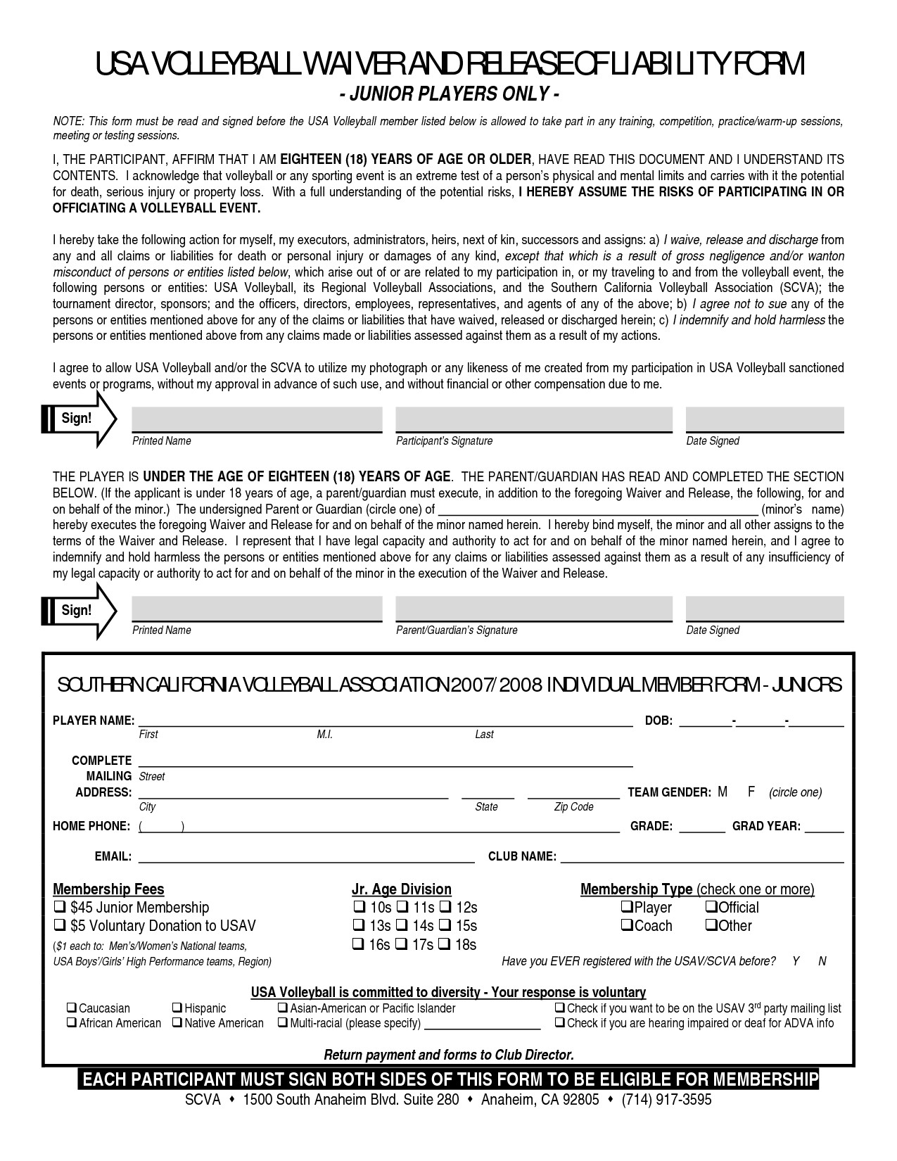 Colorado Workers Comp Waiver form Arizona Workers Pensation Insurance Waiver form Diy