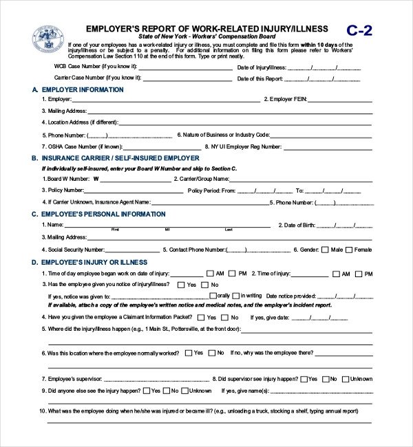 Colorado Workers Comp Waiver form S Workers Pensation Exemption form Florida