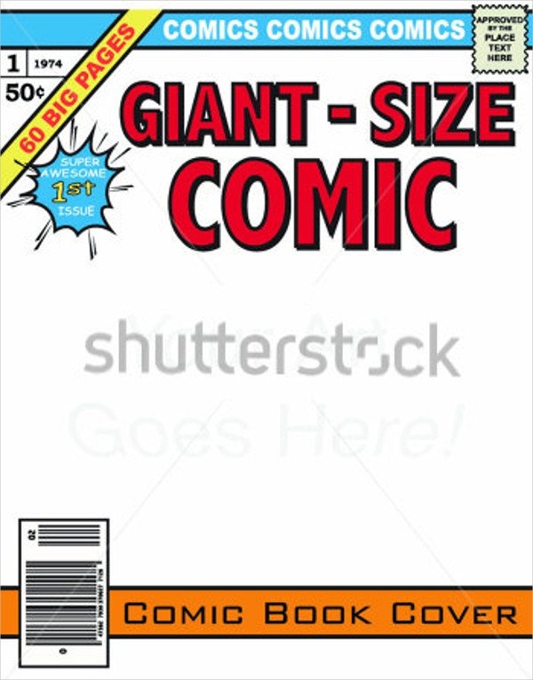 Comic Book Cover Template 15 Ic Book Templates Psd Vector Eps