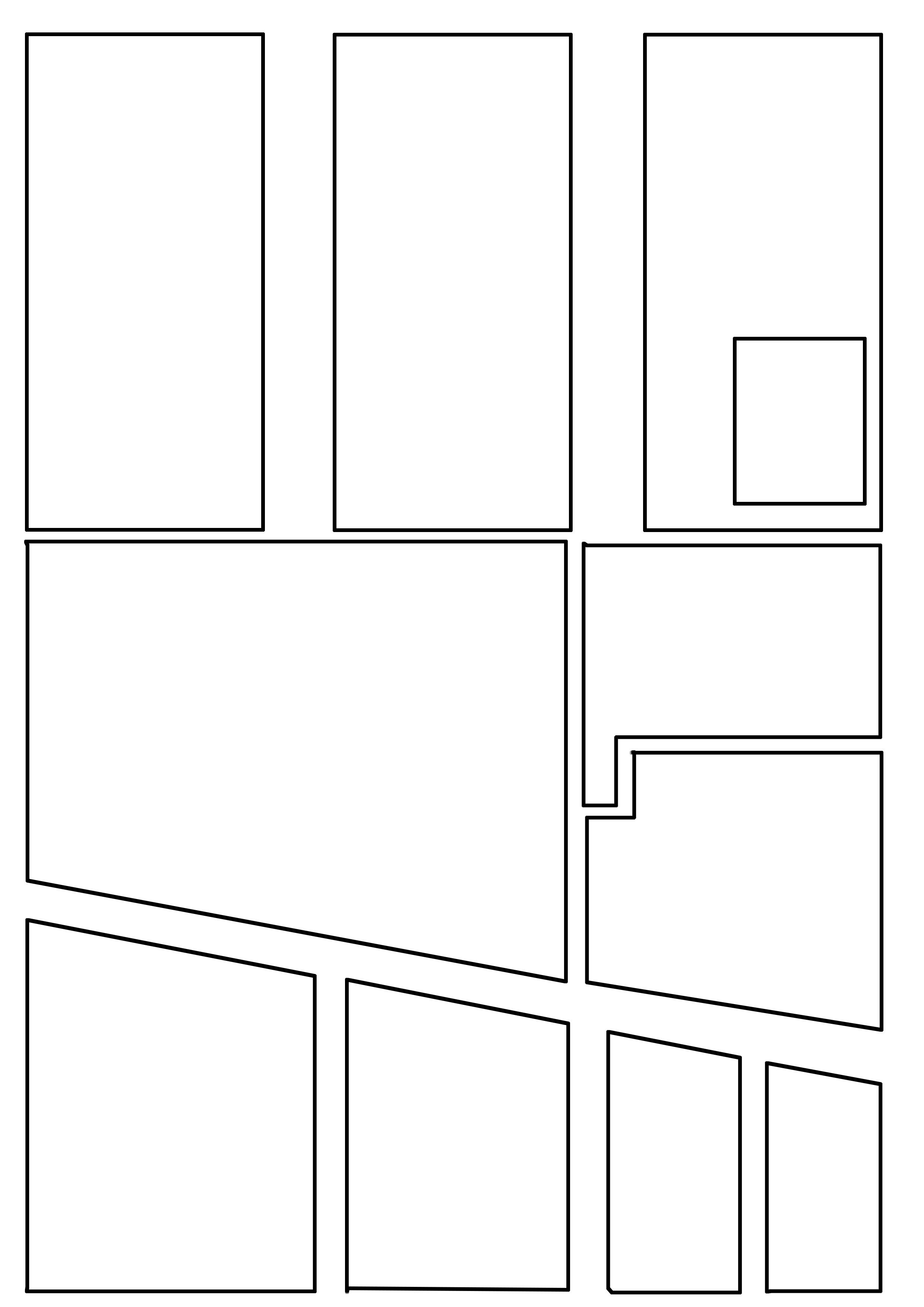 Comic Book Panel Template Ic Layout Experiments