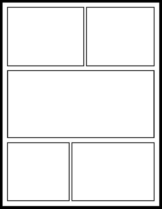 Comic Book Template Word Ic Template for My Ics Unit