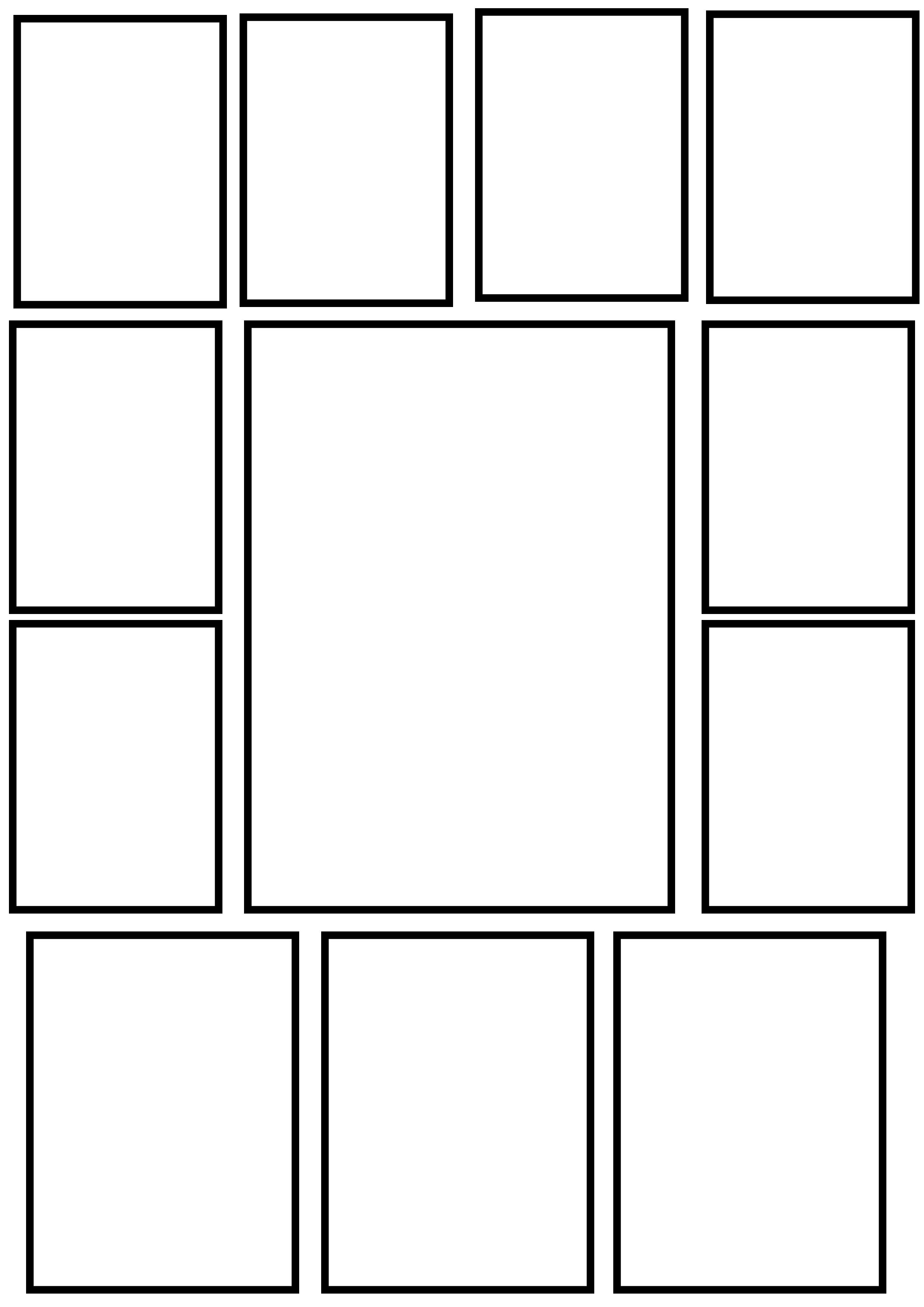 Comic Book Template Word Setting Out Layouts for the Ic Strip