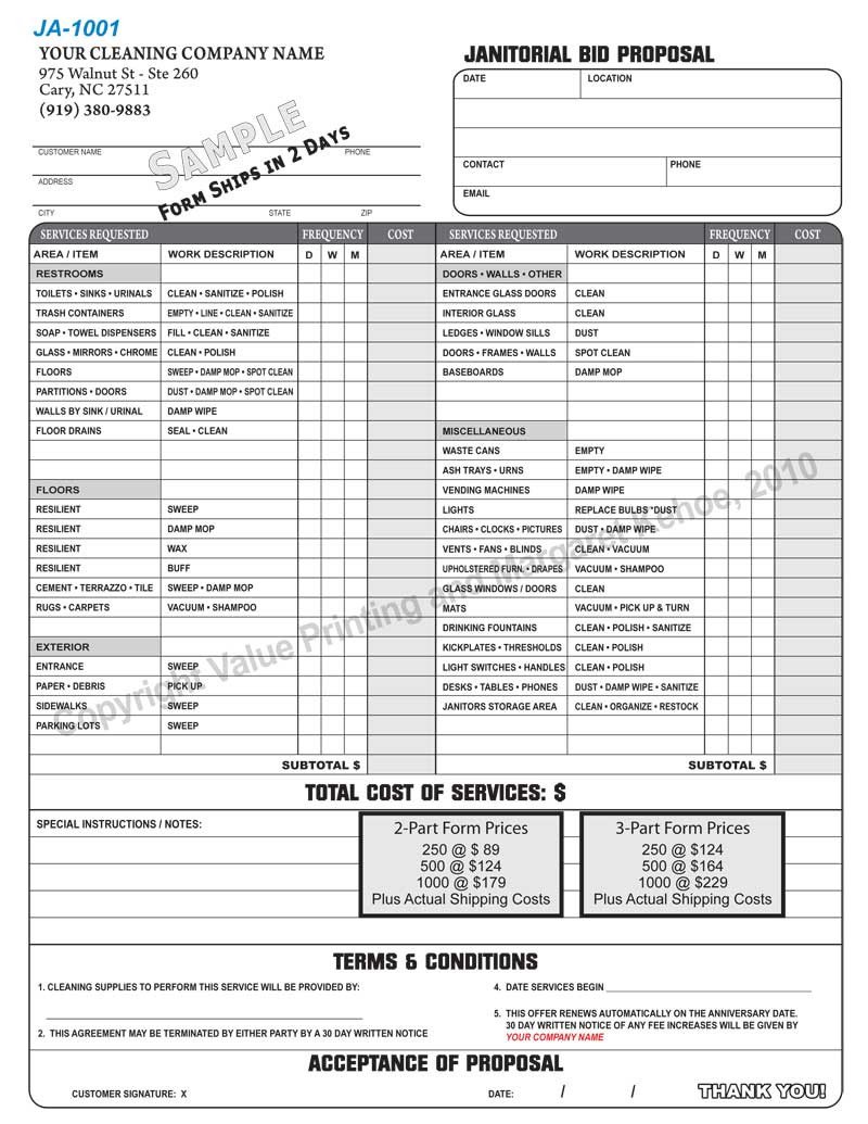 Commercial Cleaning Proposal Template Free 10 Best Of Mercial Cleaning Services Proposal