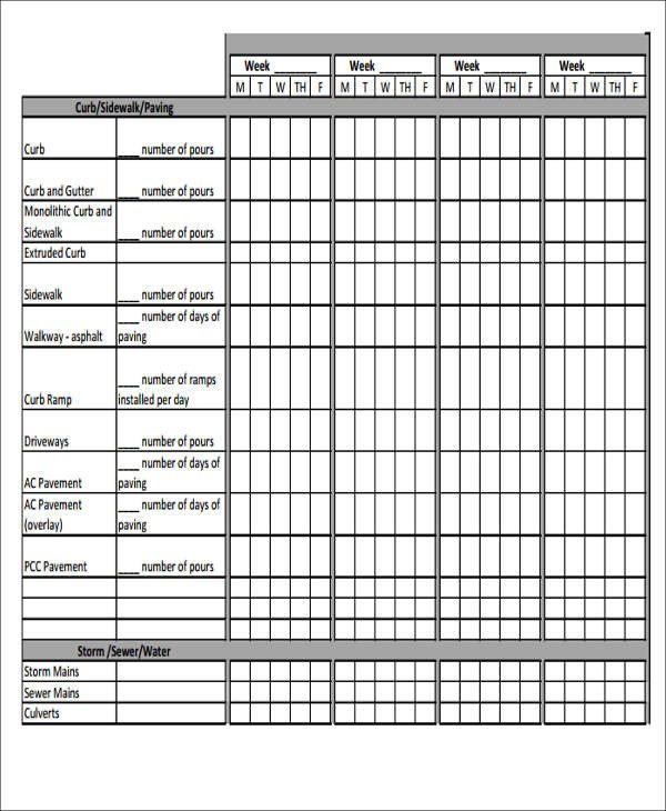 Commercial Construction Schedule Template 13 Excel Construction Schedule Templates
