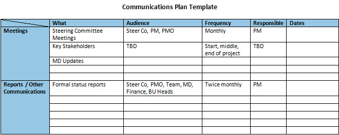 Communication Plan Template Excel 18 Free Plan Templates Excel Pdf formats