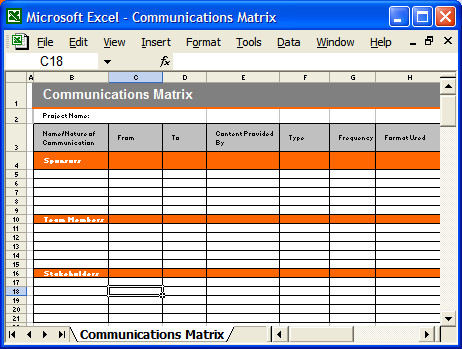 Communication Plan Template Excel Munication Plan Template Ms Word Excel – Templates