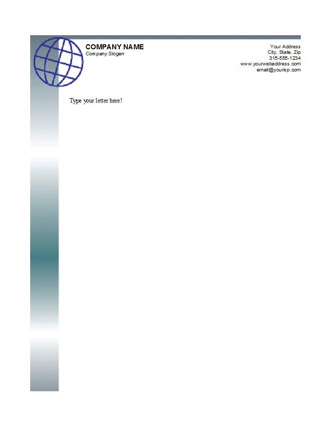 Company Letterhead Template Word 45 Free Letterhead Templates &amp; Examples Pany