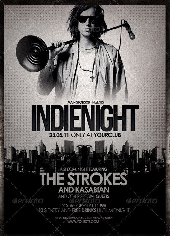 Concert Flyers Template Free 160 Free and Premium Psd Flyer Design Templates Print