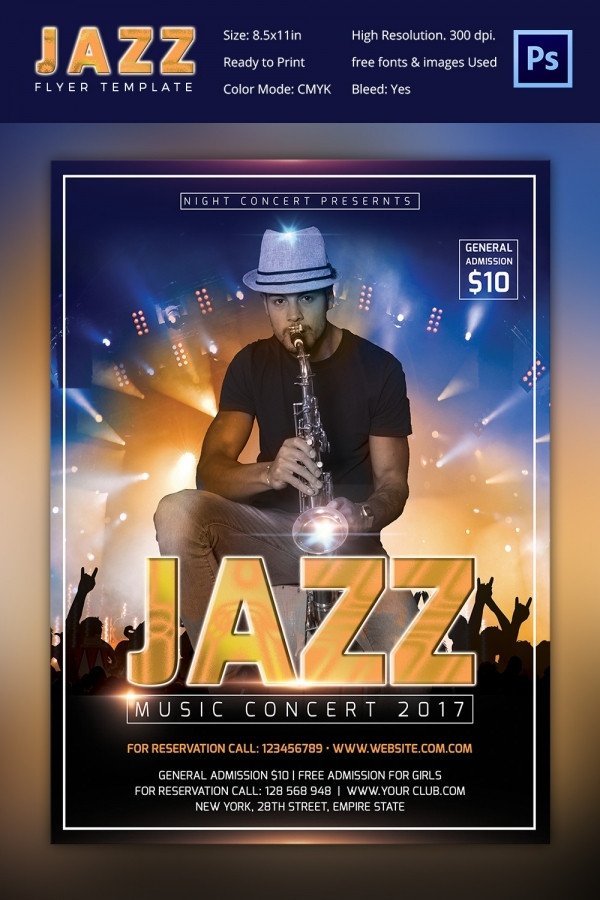 30 Concert Flyers Template Free