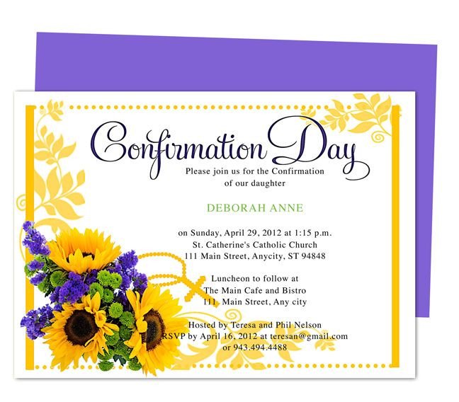Confirmation Invitations Templates Free 113 Best Images About Firmation On Pinterest