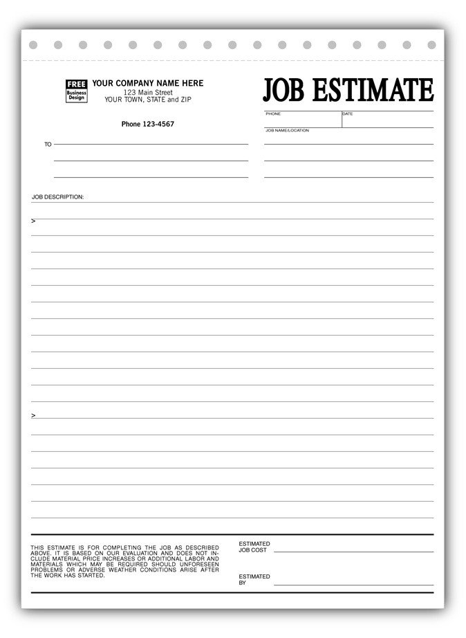 Construction Estimate Template Word Construction Estimate Template