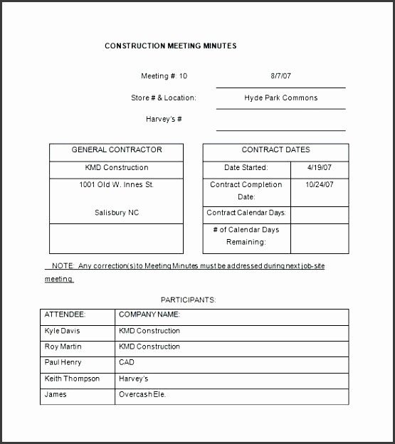 Construction Meeting Minutes Template Excel 6 Project Debrief Template Sampletemplatess