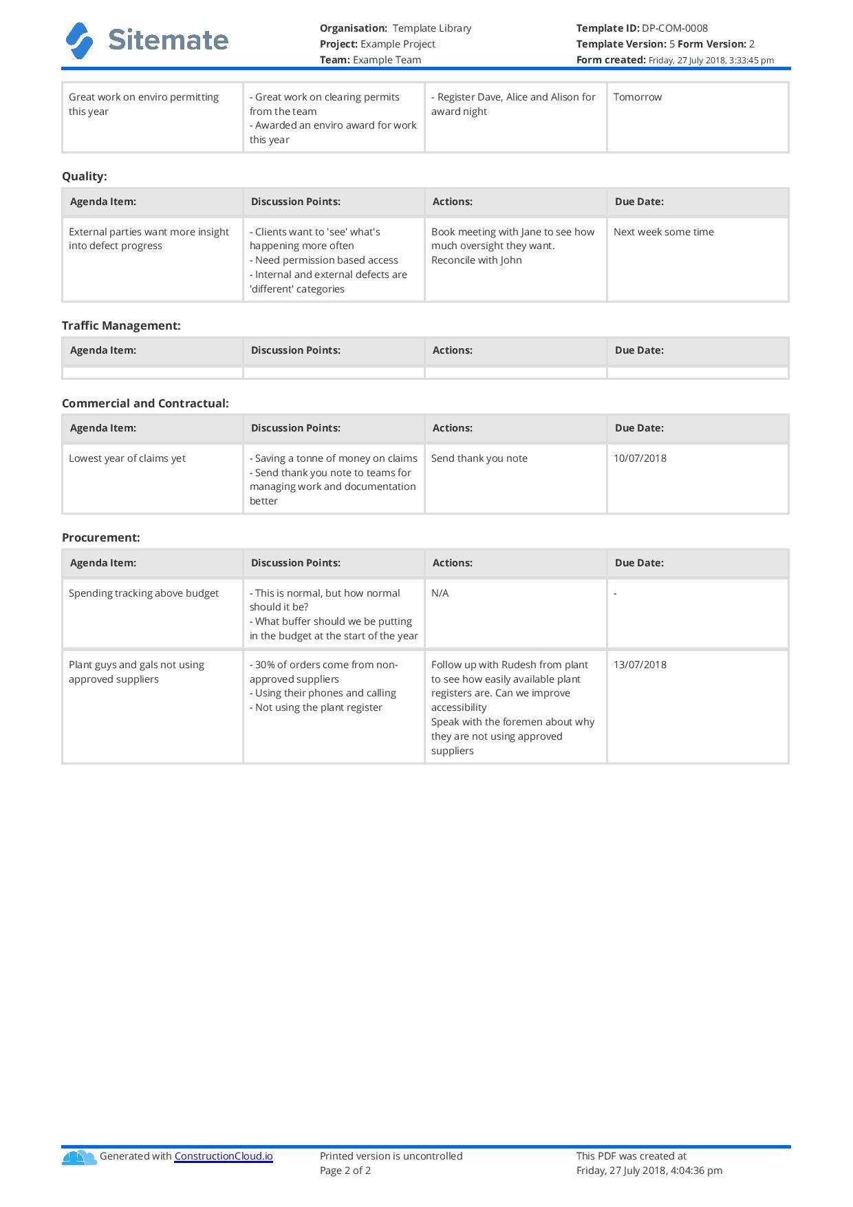 Construction Meeting Minutes Template Excel Free Construction Meeting Minutes Template Better Than