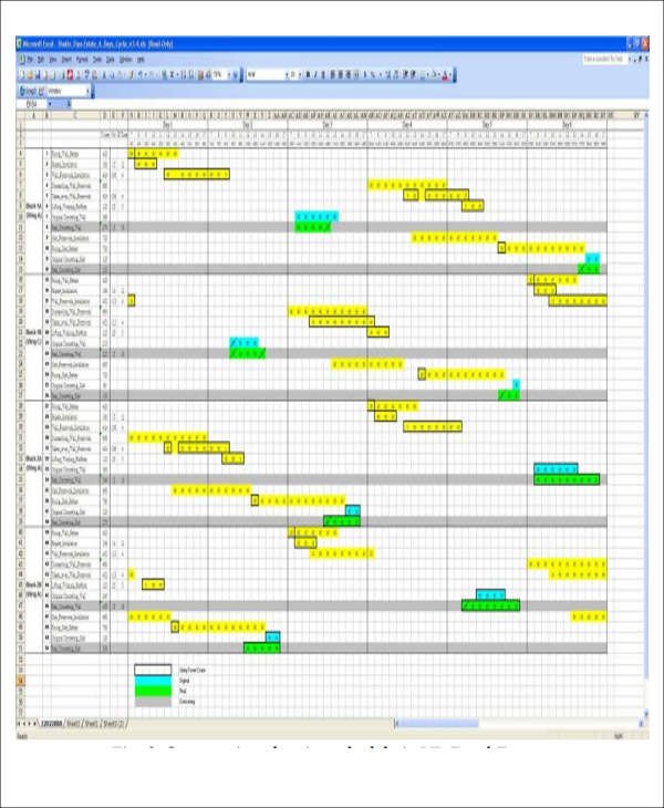 Construction Schedule Template Excel 13 Excel Construction Schedule Templates