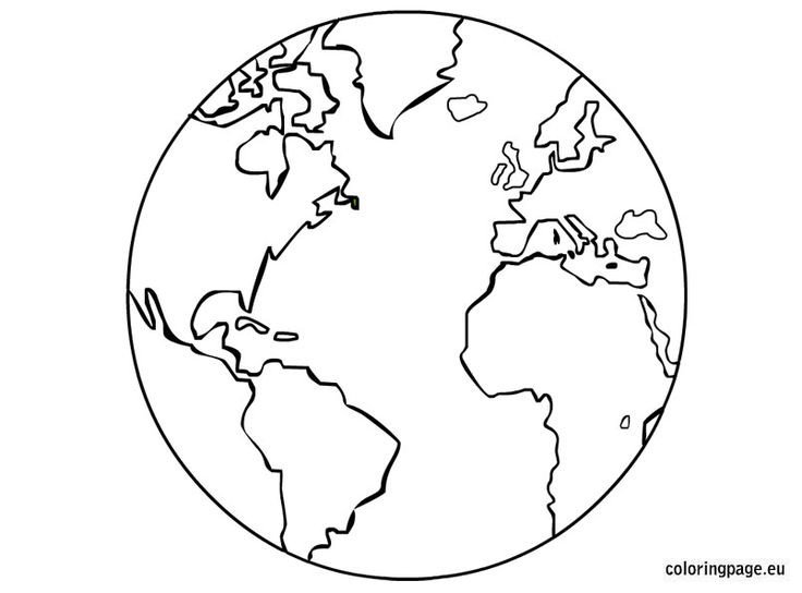 Continent Templates for Globe Earth Template Printable Holiday Pinterest
