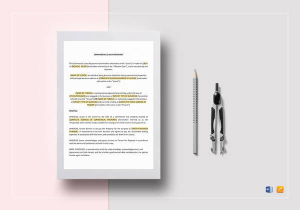 Contract Template Google Docs Sample Tenancy Agreement 16 Examples In Word Pdf