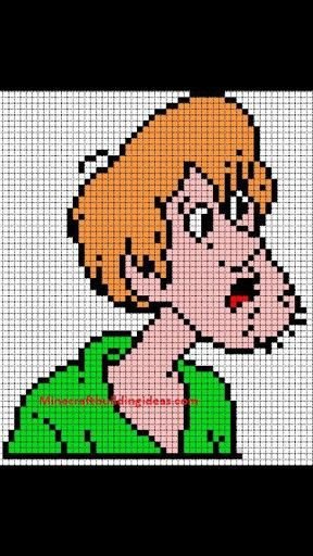 Cool Minecraft Pixel Arts 43 Best Images About Perler Scooby Doo On Pinterest