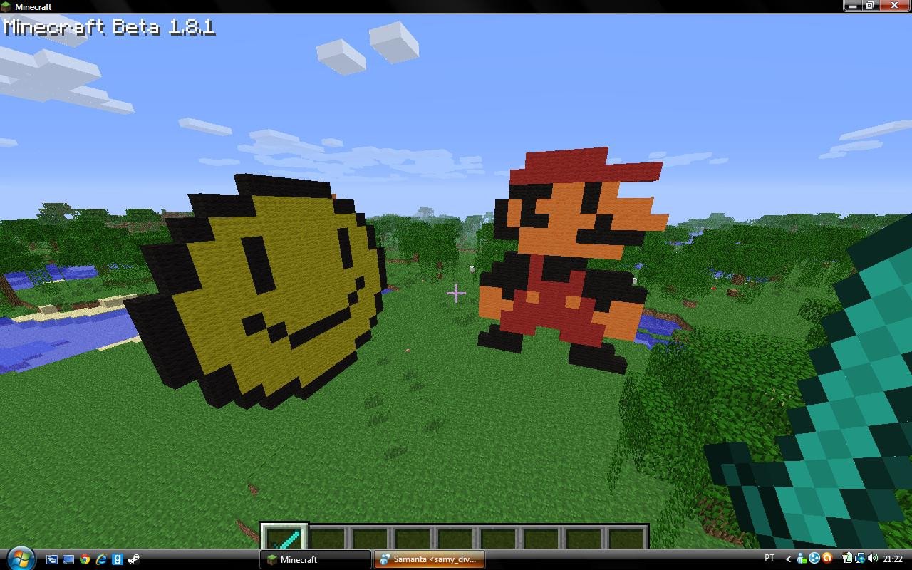 Cool Minecraft Pixel Arts Cool Pixel Art Minecraft Project